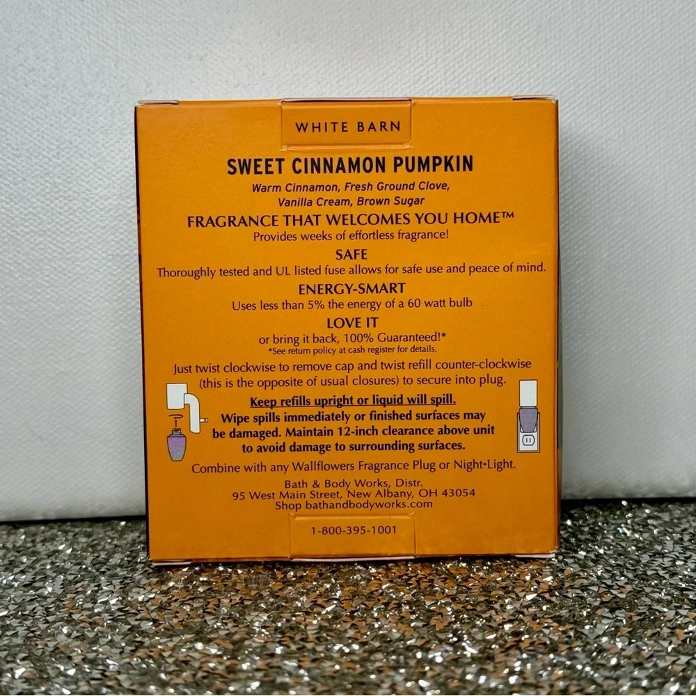 Bath & Body Works Wallflowers Refill Sweet Cinnamon Pumpkin Refills 2 Pack NWT